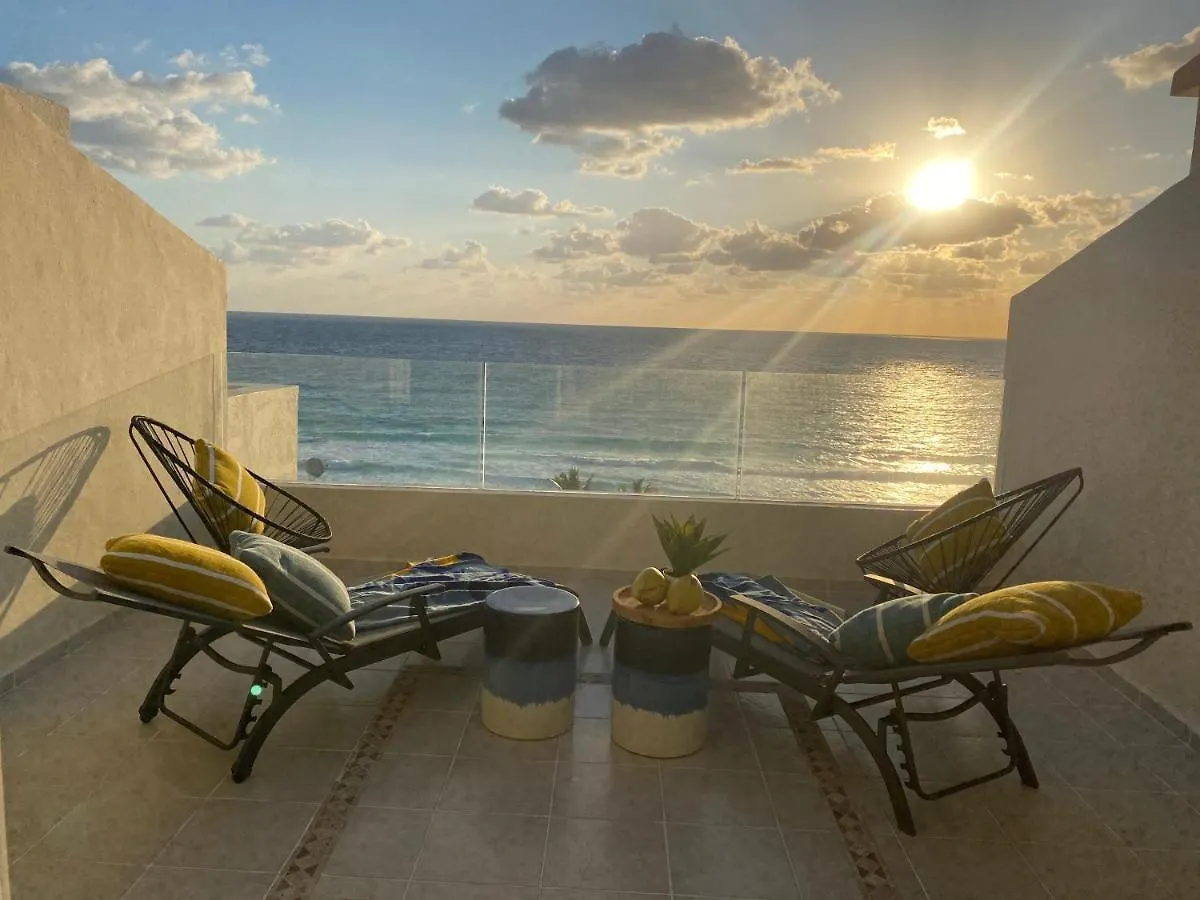 Ocean View Three Bedroom, Three Story Penthouse By The Beach Cancun 0*,  Mexico